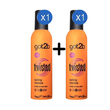 Got2B Twisted Curling Mousse 250ml + 1 Piece