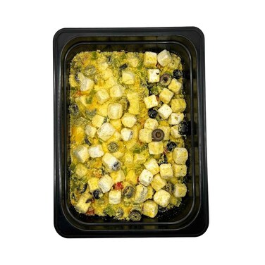 Cheese Feta Salad Mix With Bell Pepper