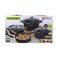 Homeway Diecast Marble Coated Cookware 8 Pieces Set