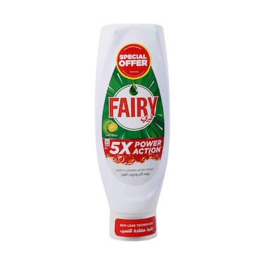 Fairy 5X Power Action Lime Fresh Dishwashing Liquid