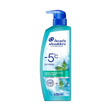 Head &amp; Shoulders Ice Fresh Anti-Dandruff Shampoo with Menthol 500ml