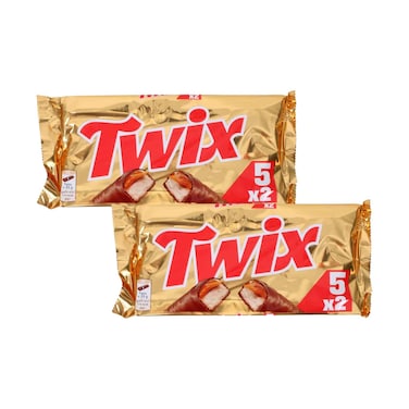 Twix Twin Chocolate Bars Multipack 5 Twin Bars 230g