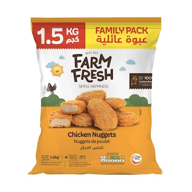 قطع دجاج ناجتس طازجة من المزرعة 1.5 كجم
