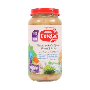 Nestl&eacute; Cerelac Kids Meal Veggies with Cauliflower, Broccoli &amp; Parsley 250g