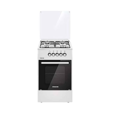 Nikai 4 Burner Gas Cooking Range 50x50Cm White U2110N10
