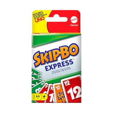 Uno Skip-Bo Express Card Game Assorted