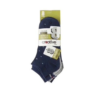 MENS SOCKS ANKLE X8-DESGIN