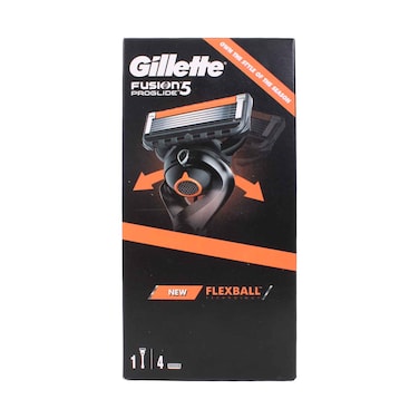 Gillette Fusion5 ProGlide FlexBall Razor with 4 Cartridges