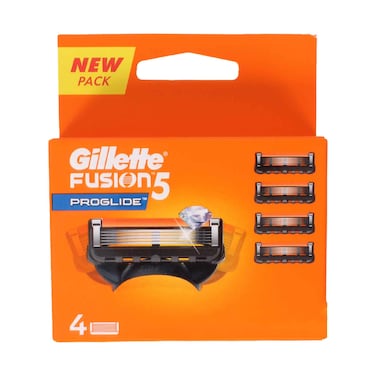 Gillette Fusion5 ProGlide Razor Blade Refills 4 Cartridges