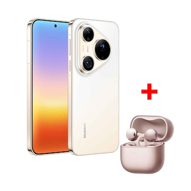 هواوي Pura 90S Pro Max هاتف ذكي، 12GB RAM، تخزين 512GB، شاشة 6.9 بوصة، لون ذهبي + هواوي فري كليب 2 تشكيلة متنوعة