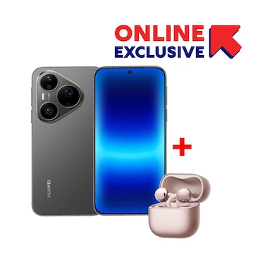 هواوي Pura 90S Pro Max هاتف ذكي، 12GB RAM، تخزين 512GB، شاشة 6.9 بوصة، لون أسود + هواوي فري كليب 2 تشكيلة متنوعة