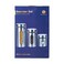 Royal Blue Canister 3 Pieces Glass Storage Jar Set