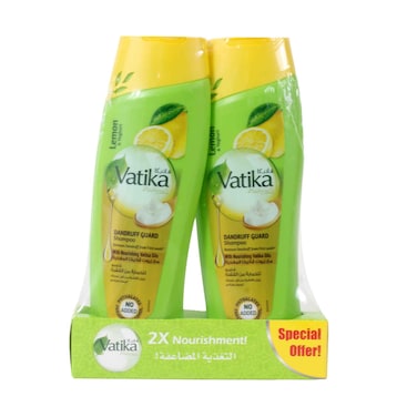 Dabur Vatika Anti-Dandruff Shampoo Twin Pack 200ml x 2 Pieces