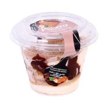 Alfiero Tiramisu Speculoos &amp; Chocolate Hazelnut Dessert 100g