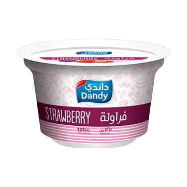 Dandy Strawberry Ice Cream Cup 125ml