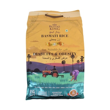 Royal King Low GI Basmati Rice Long Grain Rice 5kg