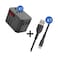 Promate Travel Adapter 2000W AC 18W + Super Flexible Data and Charge USB C Cable