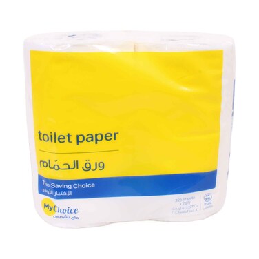 My Choice Maxi XXL Toilet Tissue Rolls 2 Ply Pack of 4