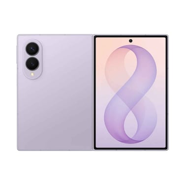 سامسونج جالكسي Z Fold8 5G سعة 512 جيجابايت وذاكرة 12 جيجابايت رام مقاس 7.6 بوصة لون لافندر (سيتم توصيل هذا المنتج خلال 3 أيام)