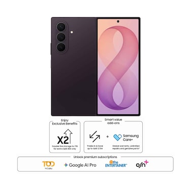 Samsung Galaxy Z Fold 8 Ultra 5G Smartphone 1TB Storage 16GB RAM 8 Inche Violet