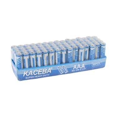 Kaceba AAA Alkaline Batteries Pack of 60