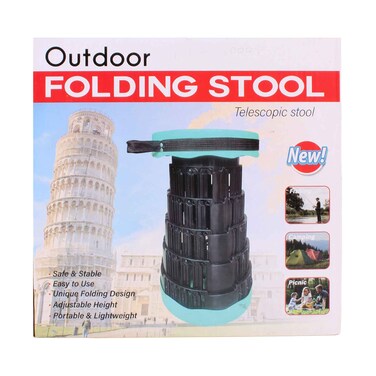 Folding Telescopic Stool Assorted Colors