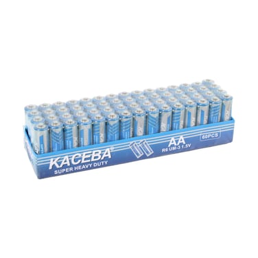 Kaceba AA Alkaline Batteries Pack of 60