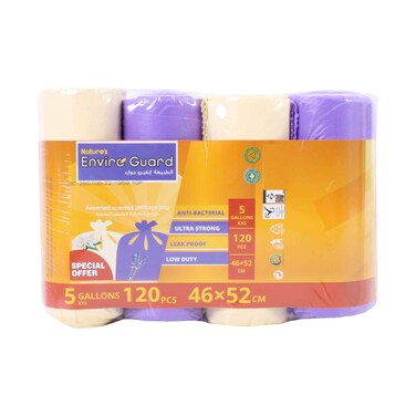 Nature's Enviro Garbage Bags 5 Gallon xxs 46x52cm 120 Pieces