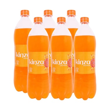 Kinza Orange Carbonated Drink 1lx6 Pieces