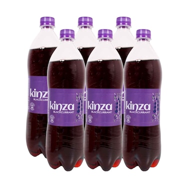 Kinza Black Currant Carbonated Drink 1lx6 Pieces