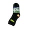 Outdoor Cotton Rich Boys Crew Socks 5 Pairs Set - Black