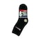 Outdoor Cotton Rich Girls Crew Socks 5 Pairs Set - Black