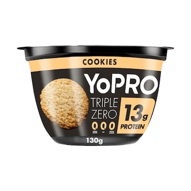 YoPRO High Protein Cookies Pudding, Zero Fat Milk, 130g