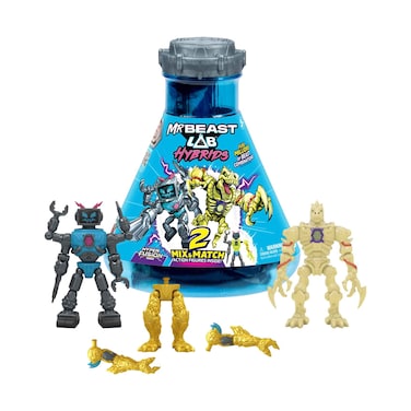 Mr Beast Lab Hybrids Hyper Fusion Series 2 Mix &amp; Match Figures