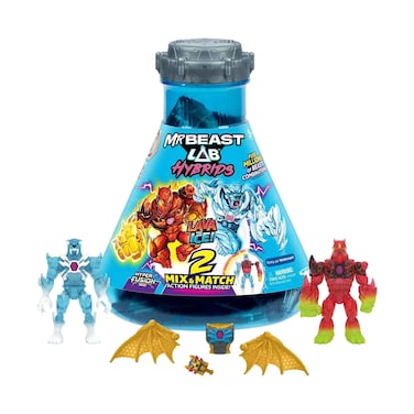 Mr Beast Lab Hybrids Hyper Fusion Series 2 Mix &amp; Match Figures