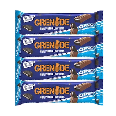Grenade Oreo High Protein Low Sugar Bar 60gx4 Pieces