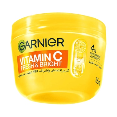 Garnier SkinActive Vitamin C Face Cream, Fresh &amp; Bright, 85ml