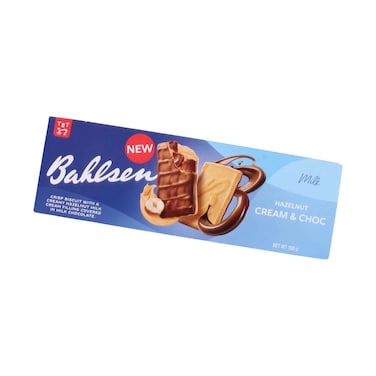 Bahlsen Hazelnut Cream &amp; Chocolate Milk Biscuit 100g