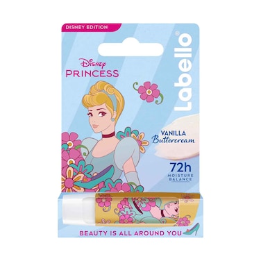 Labello Disney Princess Vanilla Buttercream Lip Balm 72H Moisture Balance 4.8g