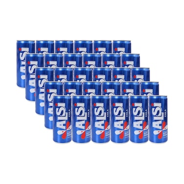 مشروب ألسي كولا الغازي 250 مل × 30