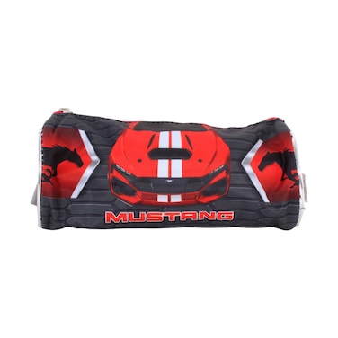 Mustang Sports Car Pencil Pouch for Kids and Students - Red/Black