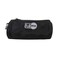 Full Stop Round Pencil Case Black/Gray