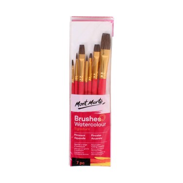 Mont Marte Watercolour Signature Brushes 7 Pieces Set