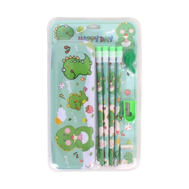Hello Kitty Geometry &amp; Pencil + Sharpener + Eraser Set