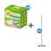 3M Scotch-Brite Spin Mop Bucket + 3M Scotch-Brite Squeegee 33cm + Stick, All-Purpose Squeegee, Multi-Function