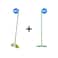 3M Scotch-Brite Squeegee 33cm + Stick, All-Purpose Squeegee, Multi-Function + 3M Scotch-Bite Indoor Broom With Stick
