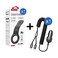 Promate FlexiGrip Cradleless MagSafe Compatible Smartphone Holder + Car Charger with QC 3.0 Port, USB-C Lightning Coiled Cable