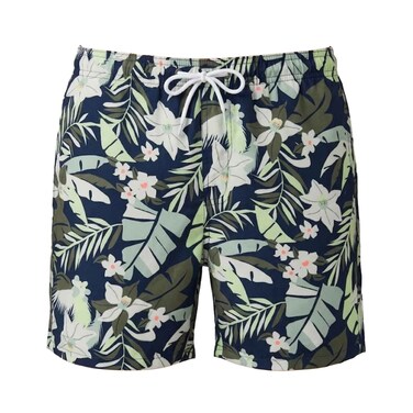 Mens Prntd Beach Shrt W/Mesh Lining