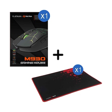 Platinum Gaming Mouse M930 + Mouse Pad P110