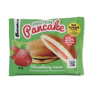 Bombbar Protein Pancake with Strawberry Cream Filling 40g